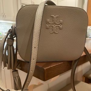 Tory Burch “French Grey” crossbody